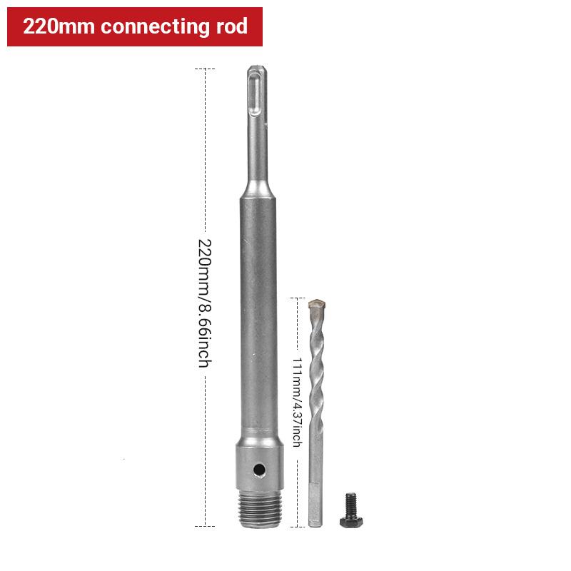 Wall Hole Opener Air Conditioning Pipe Impact Electric Hammer Drill Drill Drill Tool Brick Wall through Wall Dry Drilling Reamin