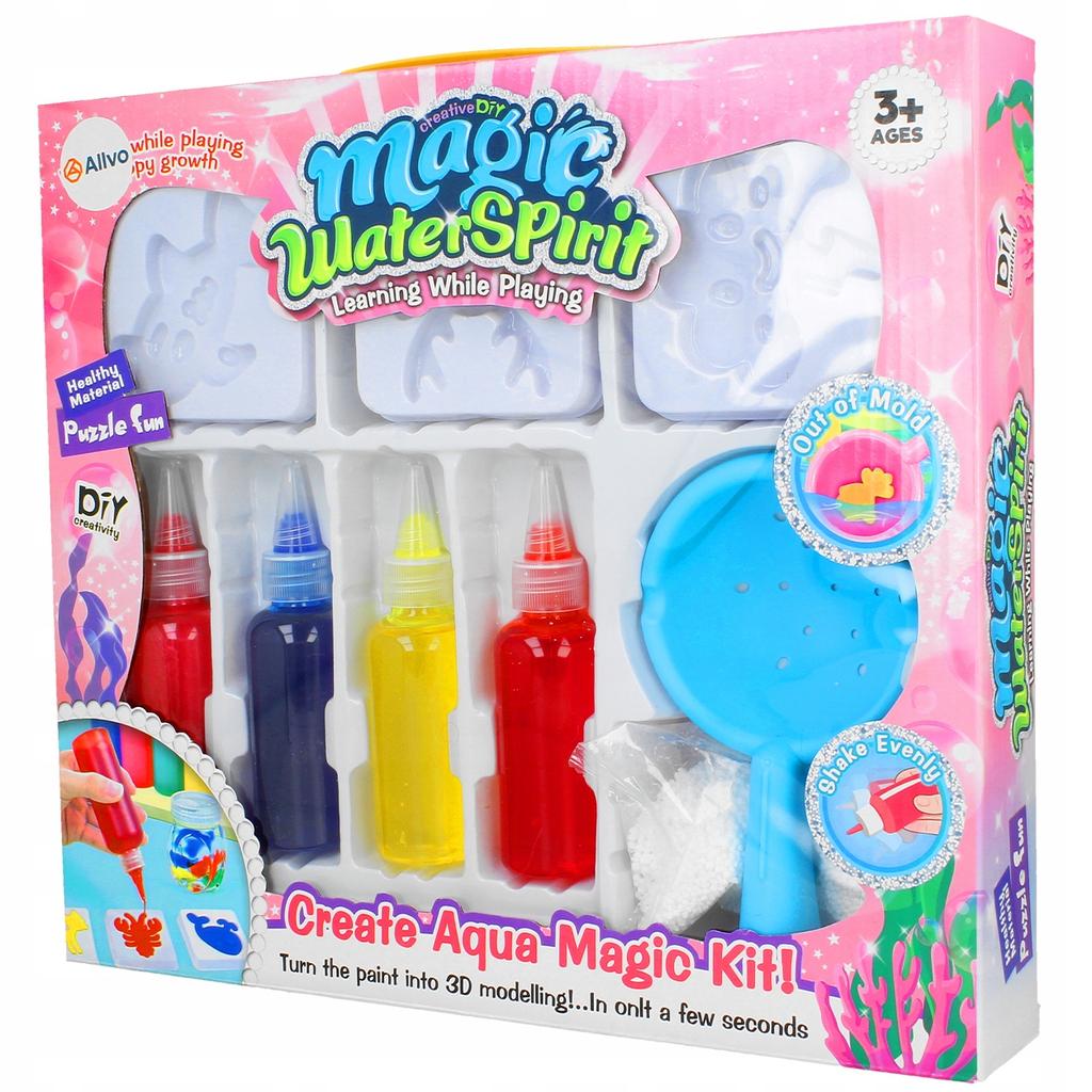 [PACZA] Creative Set for Children Magic Water Gel + Molds Z3422R