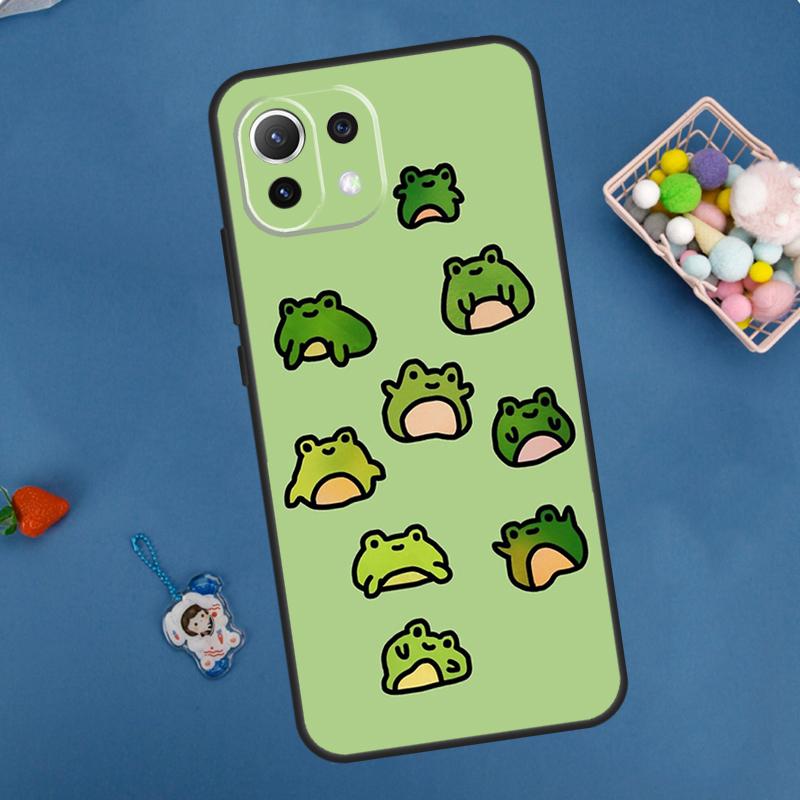 Cartoon Frogs Case For Xiaomi 14T Pro 13T 11T 12T 13 14 15 Ultra POCO X7 Pro X3 X5 X6 F5 F6 M6 Pro Cover