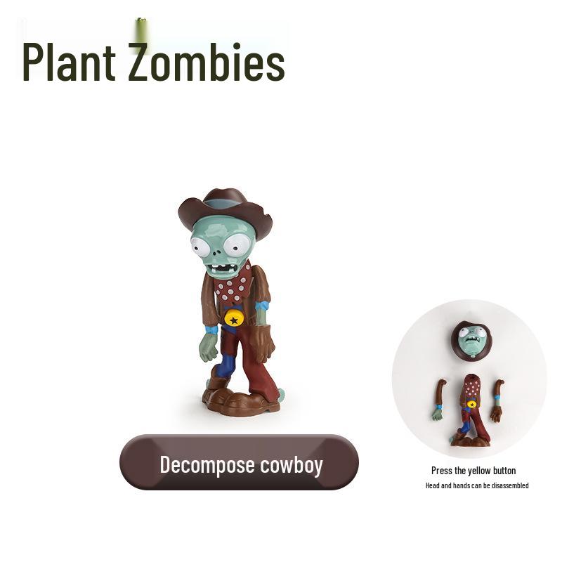 Plants vs. Zombies Toy Set: Machine Bug, Football Gun, Pea Pod, Carnivorous Plant Models