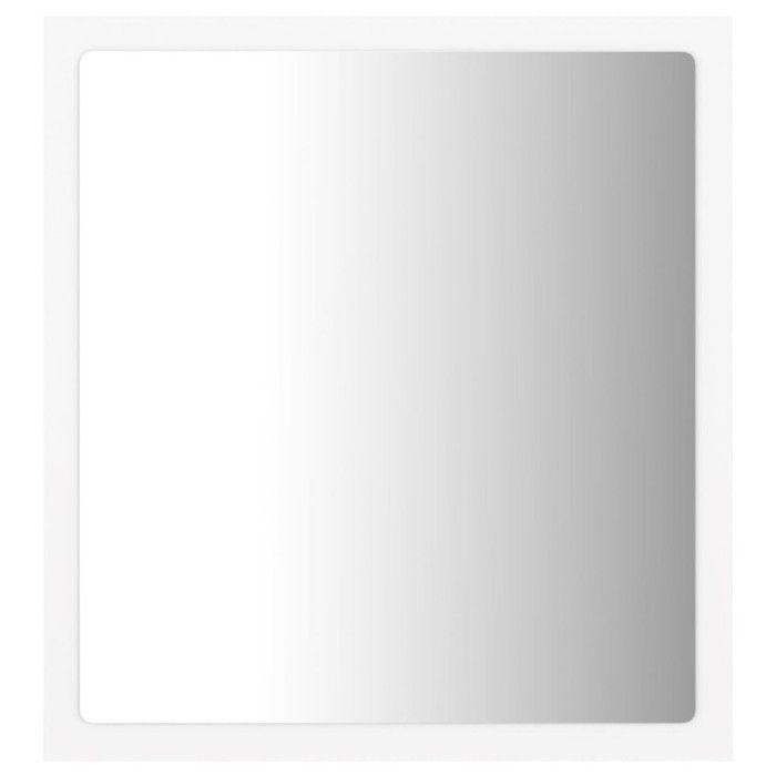 VidaXL LED Bathroom Mirror White 40x8.5x37 Cm Acrylic 804908