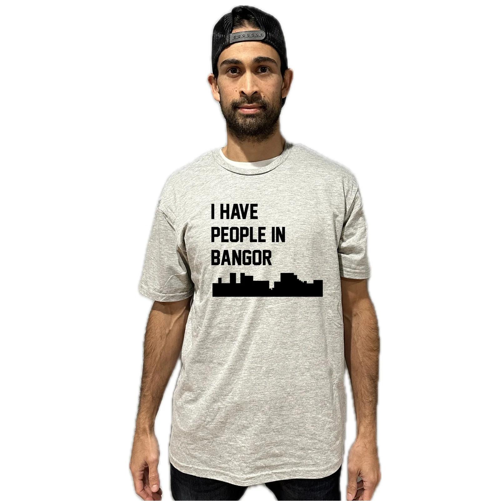 

I Have People In Bangor Maine Skyline T-Shirt S