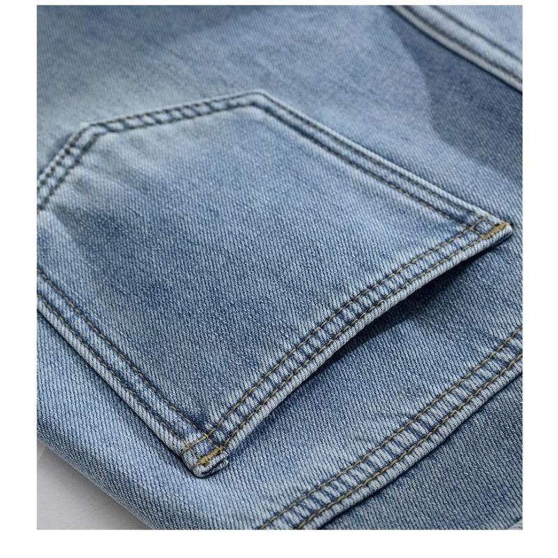 Versatile Washed Wide Leg Ripped Jeans for Women Autumn Plus Size Loose Jeans