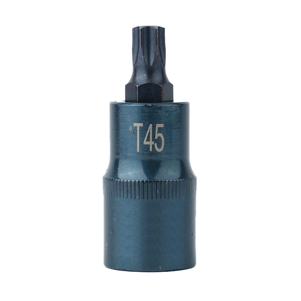 Torx Screwdriver Bit Tool 1/2inch Socket Bits Adapter T30 T40 T45 T50 T55 T60 T70 Hand Tool Drive Sockets Torx Socket