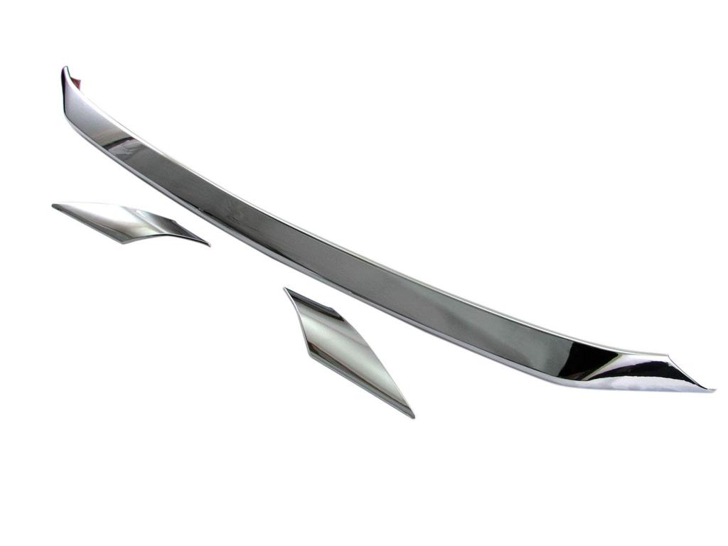 BRIGHTZ Chrome Front Lip Cover for Prius Early ZVW 32640 (50, 51, 55, Model) [FRO-LIP-031] ZVW50, ZVW51, ZVW55, W50, W51, W55,