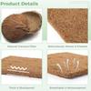 25cm/30cm Coconut Fiber Chicken Nesting Pad Washable Hen Nest Mat Thick Shock Absorbing Soft Egg Laying Mat for Poultry Coop Nesting Box