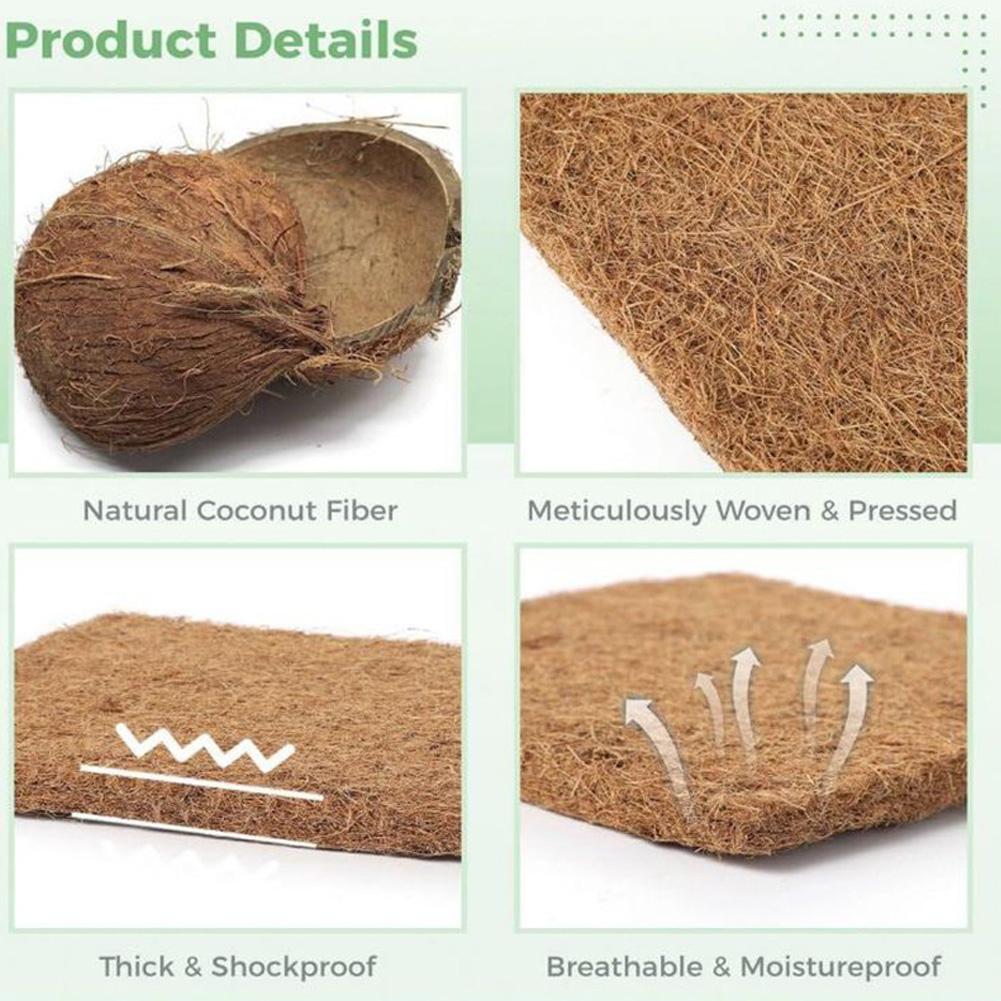 25cm/30cm Coconut Fiber Chicken Nesting Pad Washable Hen Nest Mat Thick Shock Absorbing Soft Egg Laying Mat for Poultry Coop Nesting Box