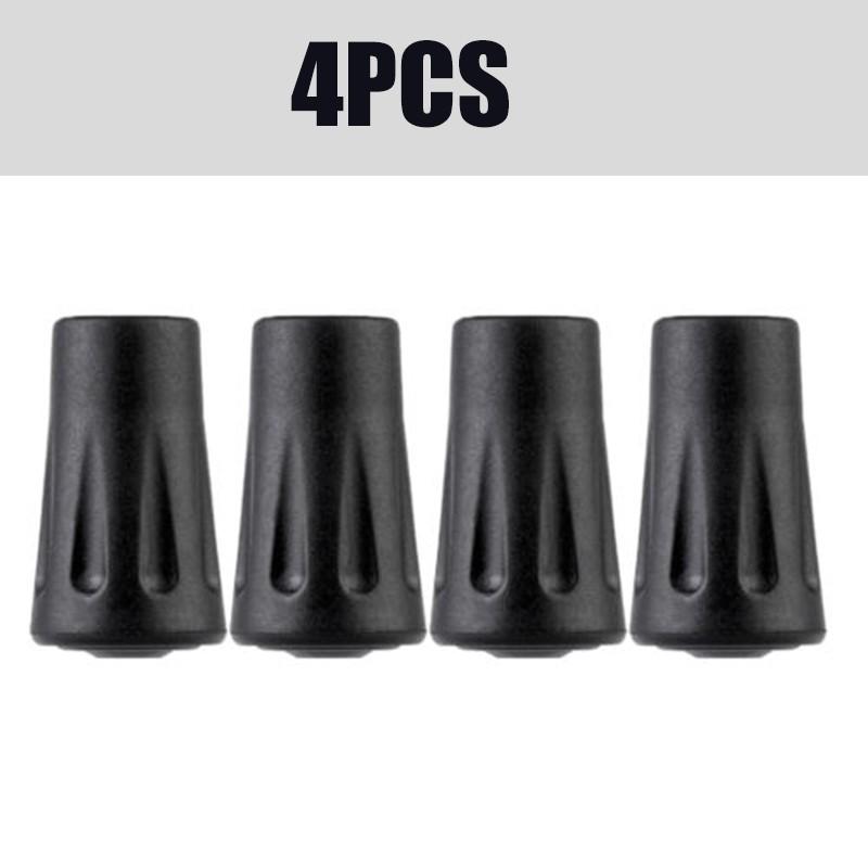 Stay Safe On Your Hiking Trip with Rubber Trekking Pole Tip Covers 2/4Pcs