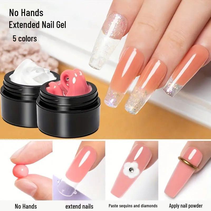 Non-Sticky Hand-Kneading Nail Art Extension Gel 