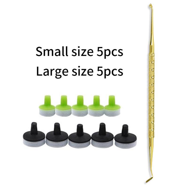 

Набор для пломбирования зубов композитной смолой, формовочные инструменты, светоотверждаемая смола, шпатель для пломбирования, ручка для смешивания и набор пенопластовых подушечек, инструмент для отбеливания зубов Gold Kit