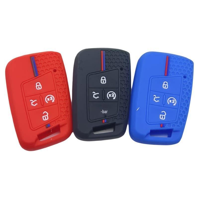 Soft Silicone 4-Button Remote Key Case for Volkswagen Magotan B8, Passat, Arteon, CC (2020)