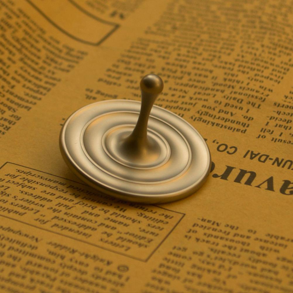 Metal Top Fun Toy Decompression Toy Waterdrop Desk Toys Gift for Kids and Adults