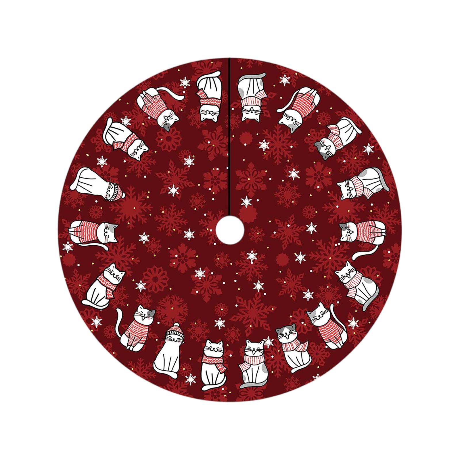 

Спідниця для ялинки Ручна робота Різдвяні прикраси One Size