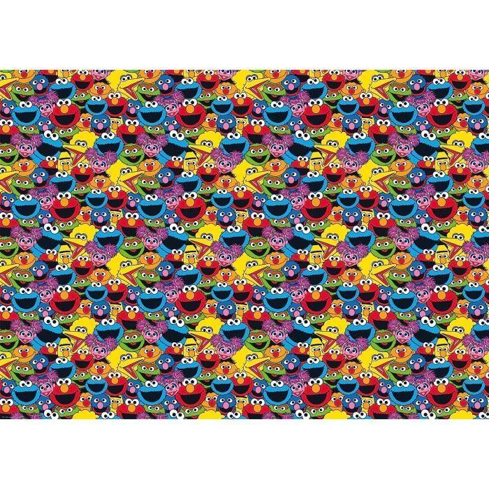 Puzzle - schmidt spiele - sesame street, qui, comment, quoi - 1000 pièces - qualité premium - 69,3x49,3 cm