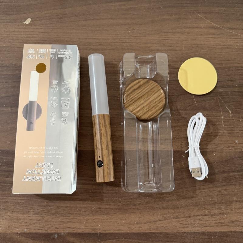 Creative Modern Minimalist Smart Human Body Sensor Light Led Rechargeable Night Light Stair Corridor Acrylic Wall Lamp