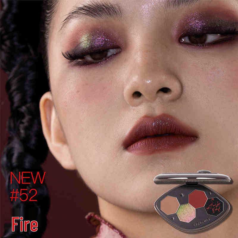 Girlcult Gouqi Eyeshadow Palette - Four-Color Matte, Chameleon, and Pearlescent Shades, Inspired by the Materia Medica.