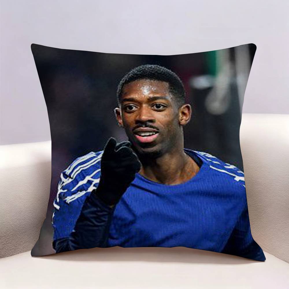 Ousmane D-Dembele Football Double-sided print Pillow Case Pattern Printed Pillowcase For Living Room Sofa Cushion Cover