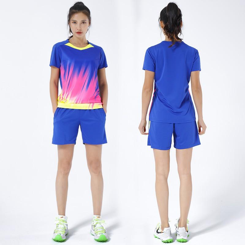 Unisex Volleyball Sport Set Short Sleeve Training Jersey Indoor Court Games Athletic Wear