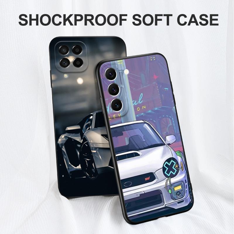 Czarne etui tpu do iphone 5 5s se 2020 6 6s 7 8 plus x 10 XR XS 11 12 13 mini pro MAX tylna obudowa modna sportowa samochodowa