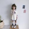 Girls' Casual Summer Short-Sleeve T-Shirt Dress