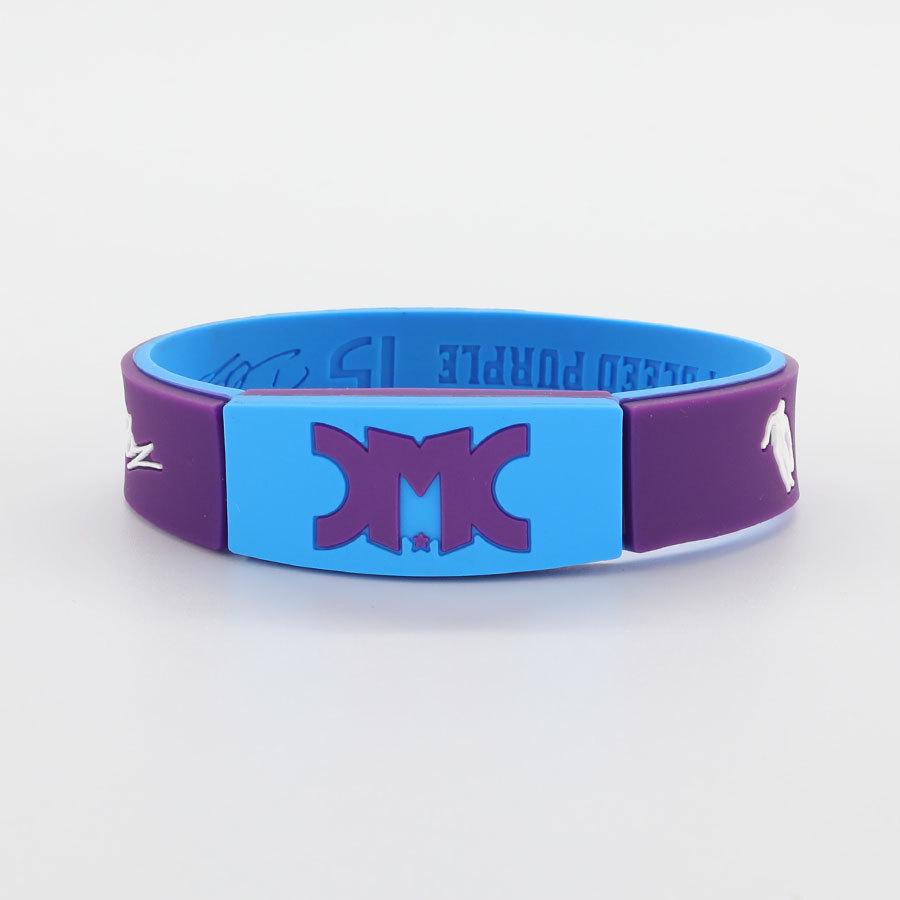 NBA Luminous Silicone Bracelet: Curry, Durant, James, Irving Edition, 20cm Snap Closure.