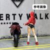 Moreart 164 Miniature Figure & Bike Set, Street Girl Female Model, for Dioramas and Miniature Cars, MO222169 [Used]