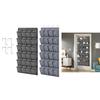 Convenient Door Storage Pouch with 24 Compartments Door Storage Bag Organizer Home Organization Tool Hanging Shoe Rack