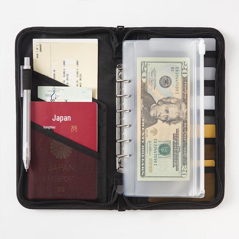 MUJI Polyester Reisepass- und Kartenetui