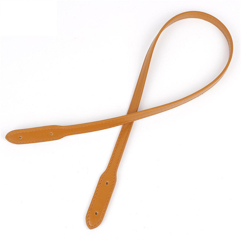 Replacement Tote Bag Strap Elegant PU Leather Leaf Shape Extended Rivets Hand Band Accessories 72cm for Women 2pcs/Pair