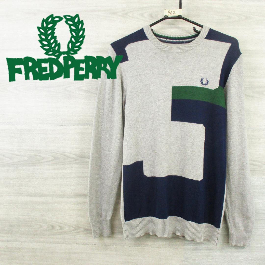 

[USED] FREDPERRY Fred Perry Crew Neck Knit M0962c