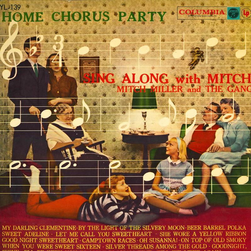 

LP Record MITCH MILLER CHOIR - Home chorus party YL139 COLUMBIA Japan Classical Used