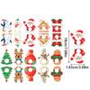 Christmas Lollipop Holder Santa Claus Wrap Package Cards Cute Santa Claus Elk Card Insertion Gift Lollipop Plugin Decoration