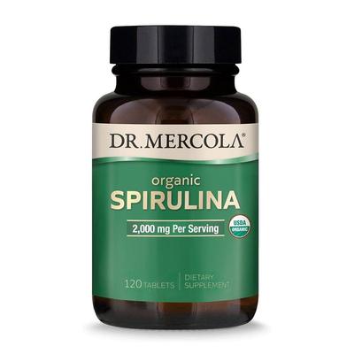 Organic Spirulina 2000 Mg, 120 Tablets