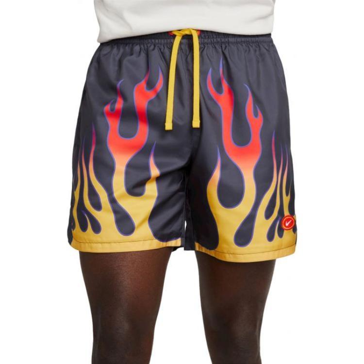 Nike Sportswear Woven Flow Americana Shorts 'Black' Men's DV9628-010