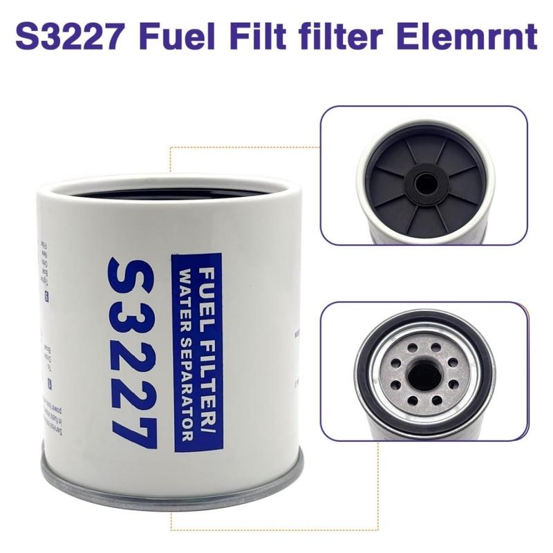 Fuel Filter Element S3227 Fuel Water Separator Spin-On Filter For Racor 320R Yacht And Speedboat