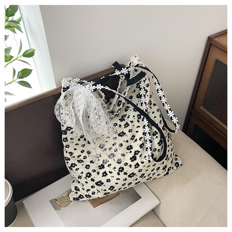 

Canvas bag women s large-capacity new summer versatile lazy wind shoulder bag casual student tote bag