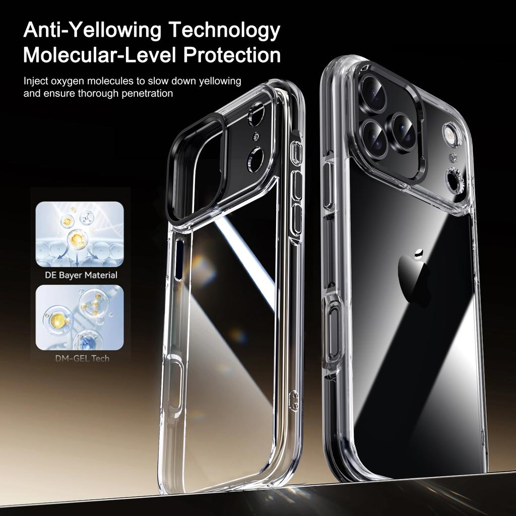 For iPhone 15 Pro Max Case Reinforced Corner Design TPU + PC Shockproof Phone Cover