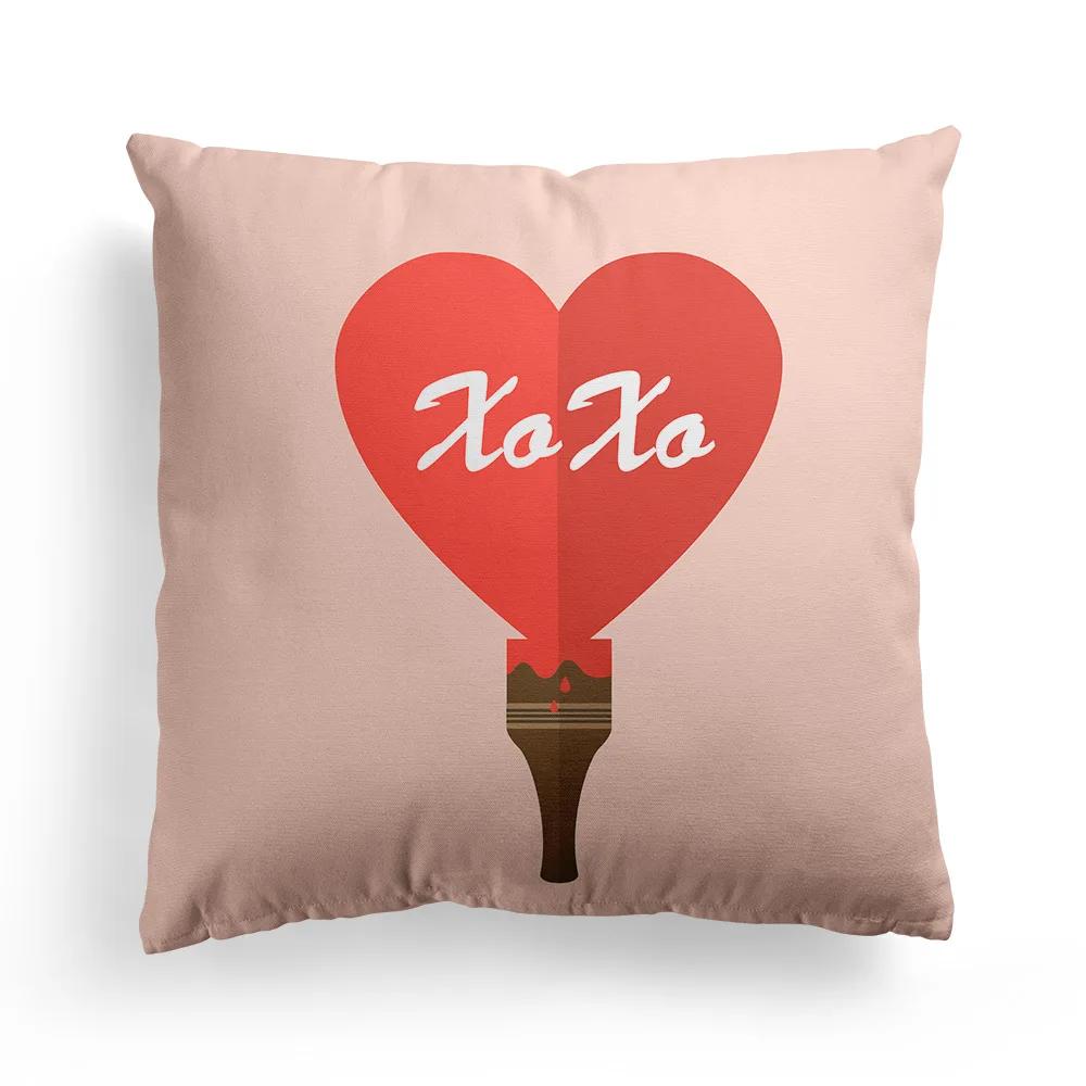 Valentine's Day Pillow Cover Home Gift Pillow Sleeper Cushion Cover