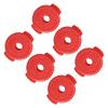 6PCS Silicone Cymbal Nuts Quick Releasing Mechanism Cymbal Stand Nuts Nonslip Cymbal Caps for Drum Set Accessories