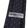 [Michiko London] KOSHINO Necktie in Gift Box, Italian Fabric, Made in Japan, Polka Dot, Silk & Cotton, Unisex Gift for Men & Women MKIC-006