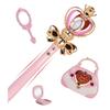 40CM Flower Fairy Glowing Sound Effects Stars Magic Wand Children Play Princess Costume Props Dollhouse Party Favor For Girls
