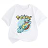 Potdemiel Summer New Squirtle Kids Cotton TShirt Comfortable and Breathable Suitable for Boys and Girls