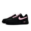 Nike Air Force 1 Ink Pink Star Leather Abrasion Resistant Slip Resistant Low top Skateboard Shoes Unisex Black CW2288-001(Team1361-)