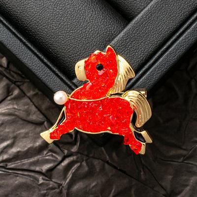 Light Luxury Fashion Pony Brooch