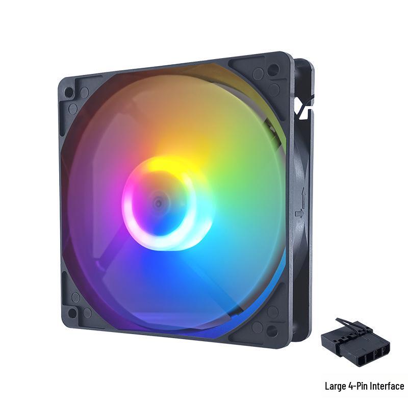 Silent LED 120mm 4-Pin Chassis Cooling Fan