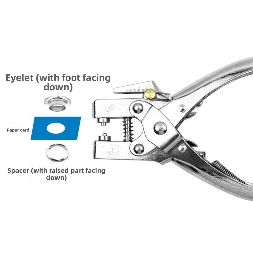 Labor-saving Eyelet Hole Punch Pliers Kit Dual-Purpose Leather Punch Tool  Scrapbooking