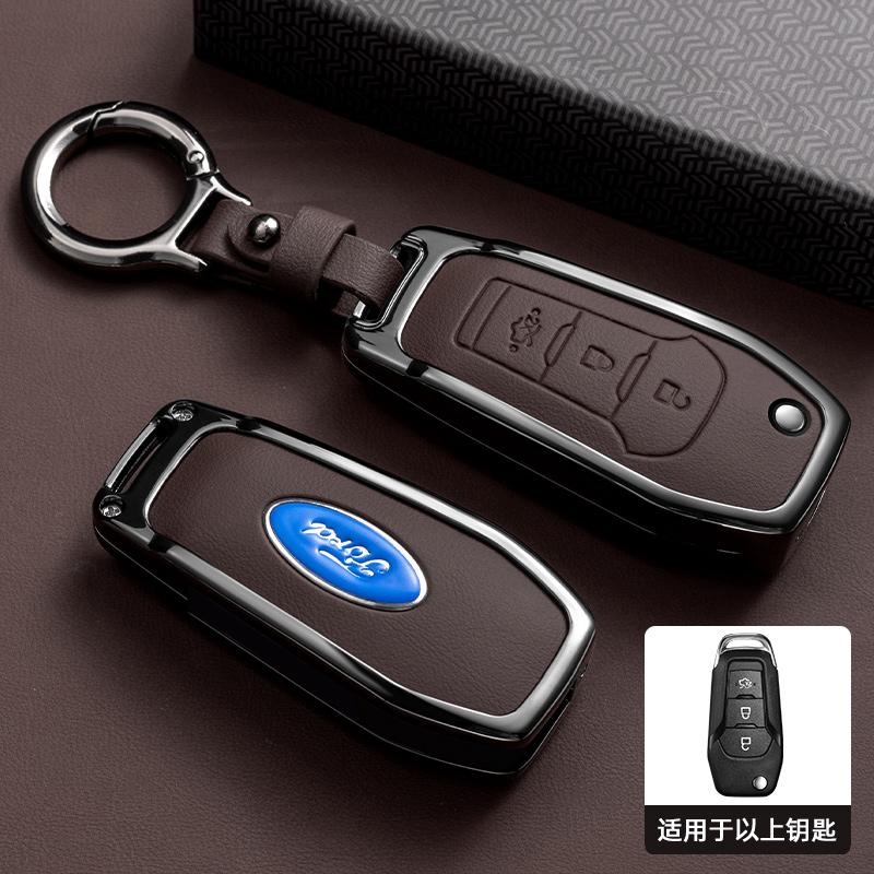 Car Smart Key Cover Case Keyless Key Bag For Ford Fusion Fiesta Escort Mondeo Everest Ranger 2019 S Max Kuga 2Focus MK3 Ecosport QM9