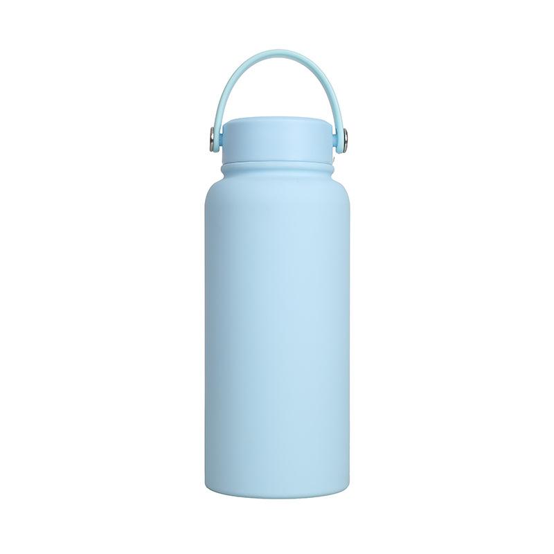 

304 Stainless Steel Thermos Cup Large Capacity Portable Portable Space Pot Outdoor Sports Kettle 1000ml