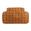MCM Visetos Monogram Leather Backpack with Gold Hardware & Front Pocket Large Daily Bag for School Travel & Work