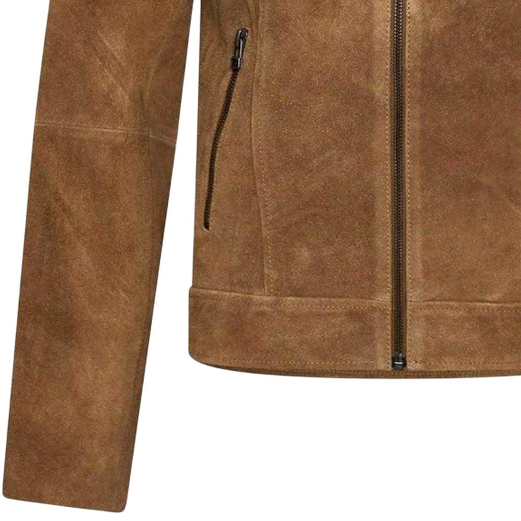 Elle Damen Moto Wildlederjacke